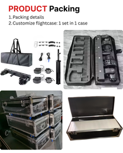 Chuyên nghiệp xách tay LED PAR Bar DJ hệ thống chiếu sáng Strobe Disco ánh sáng laser DJ ánh sáng Disco DJ thiết bị hợp đồng biểu diễn thanh 4in1 RGBW - Product Image 3