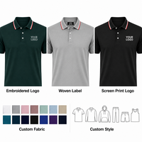 Polo para Hombre, 100% Algodón, 180 g/m², Logotipo Personalizado, Proveedor de Fábrica OEM, Manga Corta, Tejido de Punto, Ropa Casual