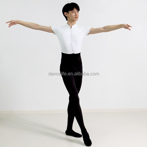 Combinaison de <span class=keywords><strong>danse</strong></span> pour homme à manches courtes, combinaison de mise en forme corporelle pour homme, combinaison d'entraînement de ballet, combinaison d'examen d'art de la <span class=keywords><strong>danse</strong></span>, combinaison de gymnastique - Product Image 3