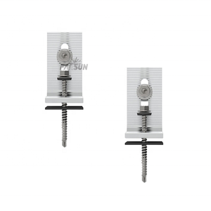 Kit de fixation solaire pour toit métallique FarSun, pieds en L - Product Image 1