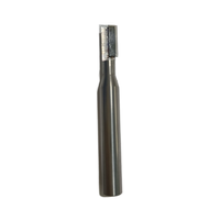 Fraise diamantée droite à cannelure unique en carbure 65HRC mèches de routeur CNC non revêtues personnalisées ODM OEM fraise de coupe en acrylique