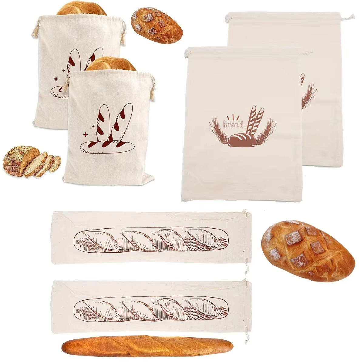 Bread Bag Design Customizable Packaging for Baked Goods