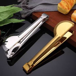 Stainless Steel Food Tongs Multi Functional Heat Resistant Kitchen <b>BBQ</b> Tools For Steak Bread Fish Grilling - Product Image 4