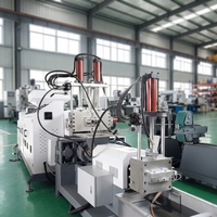 Machine de recyclage du plastique chinoise 500 kg/h, extrudeuse de granulés de plastique Waset PP PE PS ABS, ligne de production de granulés de plastique