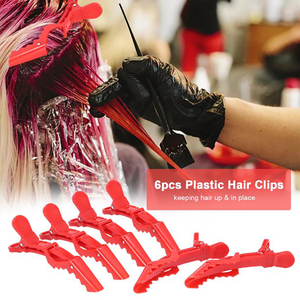 Pinzas para secar el pelo para mujer, broches de cocodrilo con doble bisagra y dientes anchos para peluquería - Product Image 6