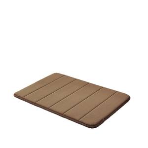 Alfombra de baño rectangular de coral polar, color sólido, absorbente, antideslizante, lavable y fácil de limpiar - Product Image 3