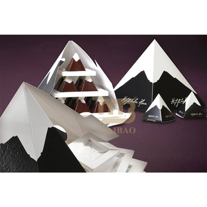 Nueva Caja de Comida Piramidal Personalizada Árabe para Llevar, Empaque para Catering, Caja de Papel Piramidal para Panadería, Bocadillos, Postres y Dulces de Ramadán - Product Image 6