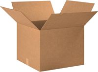 BOX USA 12er-Pack Große Umzugskartons aus Wellpappe 20x20x15 Büro Heim Aufbewahrung Versand Recycelt Ausstellung Supermarkt