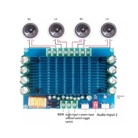 Carte d'amplificateur audio haute puissance 12V 50W*4, carte d'amplificateur de puissance quadri-canaux pour voiture TDA7850