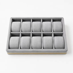 Estuche Rectangular Verde para Reloj, Caja de Terciopelo con Interior a Prueba de Polvo para Relojes de Lujo - Product Image 5