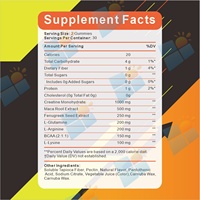 Gummies Prise de Poids Marque Blanche 60 Unités Créatine Maca Fenugrec Mélange d'Acides Aminés Soutien à la Prise de Poids Saine Fabricant OEM