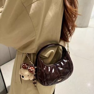 2026 New Embroider Underarm <b>Bag</b> Pu Leather Crossbody <b>Bag</b> Custom Fashion Vintage Lady Portable Shoulder <b>Bag</b> with Flowers - Product Image 1