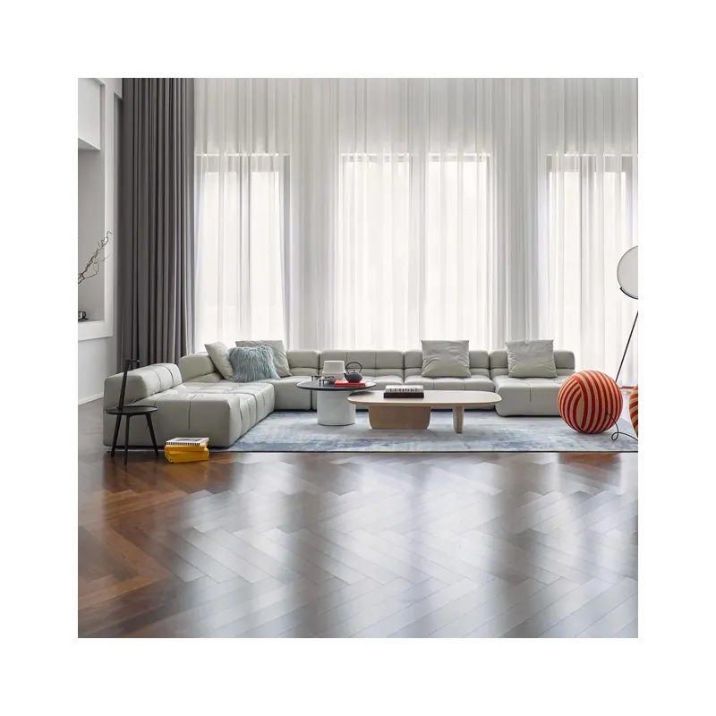Ensemble de canapés en tissu design italien de luxe de haute qualité pour la maison canapé sectionnel pour le salon