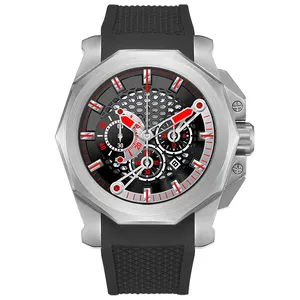 Hot Selling 10ATM Sport Mens Metal Watch Japan Movt Watch with Customer Logo Watches Chrono Oem