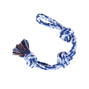 Juguete de Cuerda de Algodón para Masticar para Mascotas, Nuevo de Fábrica, Suministros para Mascotas, Juguete de Cuerda de Algodón Duradero para Limpiar los Dientes de Perros - Product Image 4