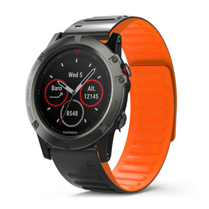 Bracelet en Silicone à motif de football pour Garmin <span class=keywords><strong>Fenix5</strong></span> <span class=keywords><strong>Plus</strong></span>/Feenix6, bracelet en Silicone pour Feenix 7Fenix 7X, accessoires de montre intelligente - Product Image 2