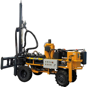 Huhole makine mobil delik taş sondaj matkap ekipmanları elektrikli hidrolik maden sondaj kulesi makinesi aşağı entegre - Product Image 6