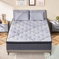 Matelas de luxe pour hôtel, mousse compressée douce de haute qualité, ressorts ensachés, roulé en boîte, California King