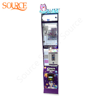 Vente chaude Mini Griffe Grue Machine Jeu à jetons avec US Dollar Bill Acceptor à vendre
