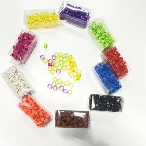 Fabriek Directe Verkoop Nieuwe Stijl Open Clip Plastic Vogelbeenbanden Duif Voetring - Product Image 2