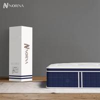 Matelas Luxe Moderne Hôtel 5 Étoiles Euro Top Confort Mousse Haute Densité Style Intelligent 5 Zones Ressorts Ensachés Latex