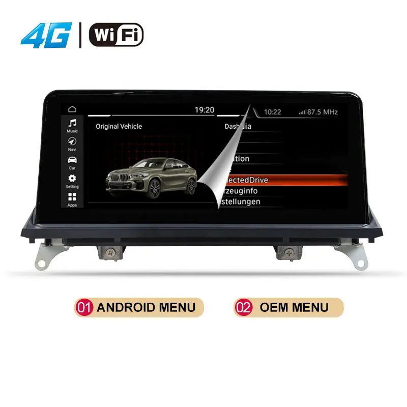 Autoradio Für BMW X5 E70 10,25 Zoll Android 10 Autoradio Auto Wireless Player Navigations stereo für BMW X6