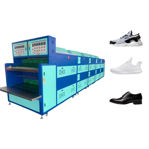 Máquina de Ajuste de Motor para Suelas de Zapatos FS-665 con Doble Capa de EVA, Herramienta para Tratar Arrugas en la Suela, 380V, 1 Año de Garantía, Producción de Calzado - Product Image 1