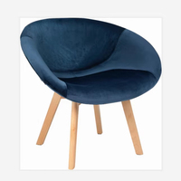 Chaises d'appoint modernes et confortables en velours doux Offre Spéciale des meubles de maison de style loisirs pour la chambre à coucher et le salon