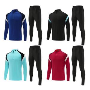 शरद ऋतु और शीतकालीन प्रशिक्षण 2 टुकड़े आधे ज़िपर ट्रैकसूट फुटबॉल टीमों कस्टम खेल फुटबॉल टीम कस्टम खेल - Product Image 2