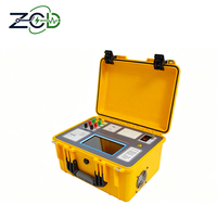 Testeur de résistance de transformateur à trois canaux ZCL-10AS, à décharge automatique, haute précision, protection IP67 pour contact de commutateur de transfert