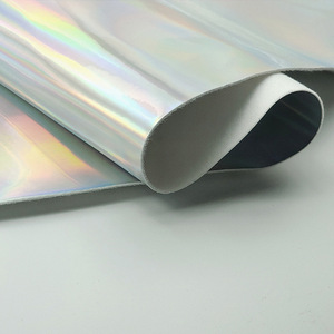 Laser Gương Dập Nổi Gradient Phản Quang Bạc PU Da May Mặc Vành Đai Giày Trang Trí Không Thấm Nước Gió Bằng Chứng Túi Xách Quần Áo - Product Image 2