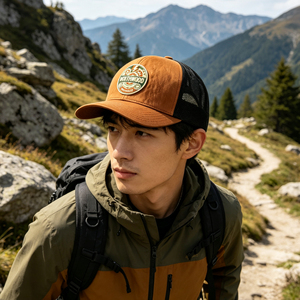 Casquette Trucker à 6 Panneaux en Maille Légère et Respirante, Réglable, Protection Solaire pour Sports de Plein Air, Randonnée, Camping - Product Image 5