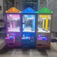 Machine à griffes commerciale pour la capture de jouets et de prix, jeu d'arcade, alimentation 110-220V, fonctionne à pièces, prise US, version espagnole et anglaise