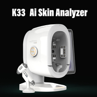 Novedades en tecnología coreana: Analizador de piel inteligente con IA, vista panorámica 3D profesional, escáner digital 3D K33, analizador de piel con IA.