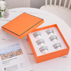 Tasse à thé concentrée en porcelaine fine écologique de luxe, très vendue, avec coffret cadeau pour cadeaux d'affaires - Product Image 2