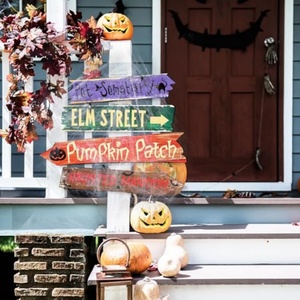 Décorations de jardin directionnelles effrayantes pour Halloween avec toiles d'araignées en PP, découpées sur mesure pour les fêtes d'Halloween - Product Image 4