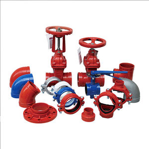 Raccord de tuyau rainuré OEM FM UL Fire Sprinkler Industrial Pipe Lines Building Protection Supply HVAC Water Urban Protection Mech - Product Image 1
