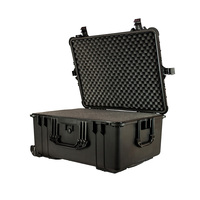 Valise à roulettes en plastique rigide PP 626*495*303mm, étui de protection rigide avec mousse prédécoupée