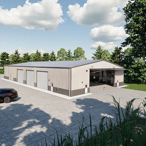 संरचनात्मक पूर्वनिर्मित गैल्वेनाइज्ड स्टील फ्रेम हैंगर गोदाम शेड भवन - Product Image 6