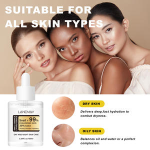 Produits de beauté de marque privée Anti-âge réduire les rides tache de rousseur escargot mucine <span class=keywords><strong>99</strong></span>% sécrétion Filtrat Essence de Corée du Sud - Product Image 4