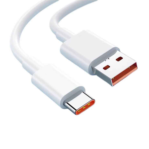 สายชาร์จเร็ว USB Type-C สีขาว 1 เมตร สายทองแดงแท้ TPE สำหรับโทรศัพท์ แท็บเล็ต แล็ปท็อป - Product Image 2