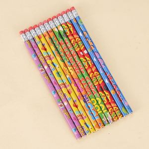 Lot de 100 crayons en bois HB à motifs de dessins animés pour cadeaux de fête d'anniversaire d'enfants, prix de peinture pour étudiants, fournitures scolaires - Product Image 1