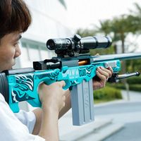 Nouveau Jouet d'Extérieur Pistolet Sniper 98K Modèle AWM en Plastique ABS à Balles Souples, Unisexe, pour Enfants de 3 Ans et Plus