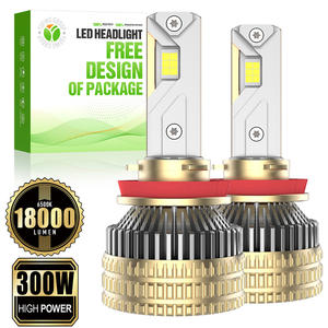 Faros LED H11 A11 de Alta Potencia Viral Mejorados, 300W, 18000Lm, 6500K, 12-24V, para Dropshipping Global y Negocios de Comercio Electrónico - Product Image 1