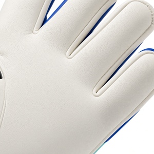 Gants de gardien de but blancs, bleus, verts, impression par sublimation, matière PU antidérapante, fermeture auto-agrippante unisexe - Product Image 3
