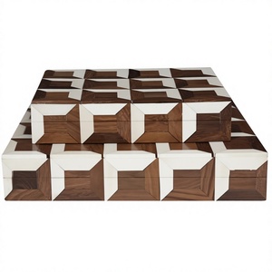 Stylish Resin Decorative Storage Box with MDF Inner for Home Gifting and Organization factory <b>Low</b> price storage box - Product Image 1