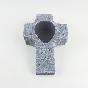 กระถางต้นไม้รูปหัวใจคอนกรีตสำหรับตกแต่งบ้านและสวนทั้งในร่มและกลางแจ้ง ดีไซน์คลาสสิกทำมือ เหมาะสำหรับวางบนพื้น ตกแต่งโรงแรมหรือบ้านพัก - Product Image 1