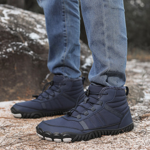 Bottes de neige imperméables 2026 pour hommes et femmes, chaussures en coton anti-froid pour couples, chaussures de sport d'extérieur montantes en velours - Product Image 3