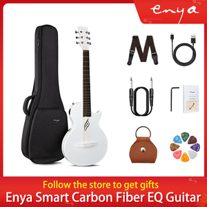 Guitare Folk Intelligente <span class=keywords><strong>Enya</strong></span> NOVA GO en Fibre de Carbone, Modèle Intelligent pour Enfants Débutants, Voyage - Product Image 6