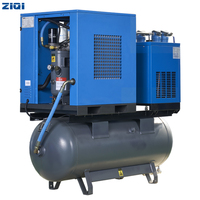 3.7kw prix du compresseur à vis d'air combiné avec sécheur à vendre